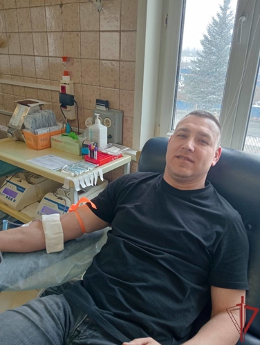 В Национальный день донора героем рубрики «Знай наших» стал сотрудник вневедомственной охраны старший лейтенант полиции Сергей Жданов