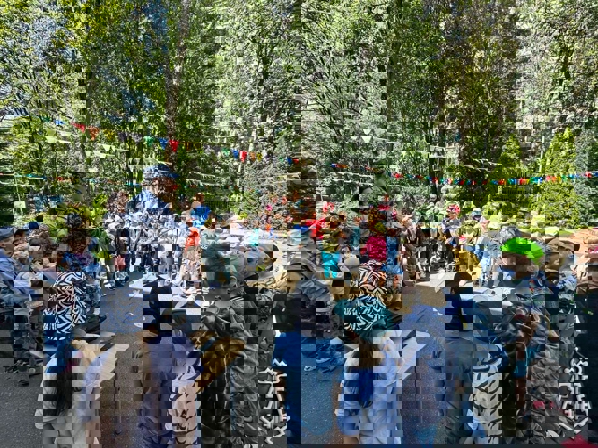 Московские росгвардейцы стали участниками «Праздника лета» в детском саду №1507