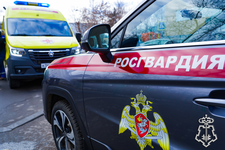 Росгвардейцы помогли пострадавшему самокатчику