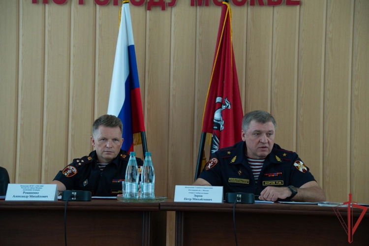 В столичном Управлении вневедомственной охраны подвели итоги деятельности за первое полугодие 2025 года