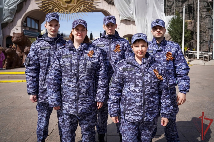 Столичные росгвардейцы приняли участие во Всероссийской акции «Георгиевская ленточка» (видео) 