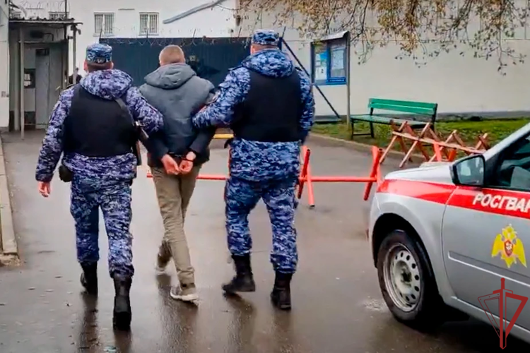 В Москве сотрудники Росгвардии задержали подозреваемого в грабеже (видео)