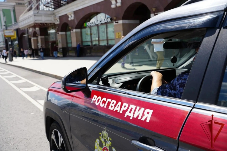 В Москве росгвардейцы оказали помощь мужчине, получившему тепловой удар (видео)